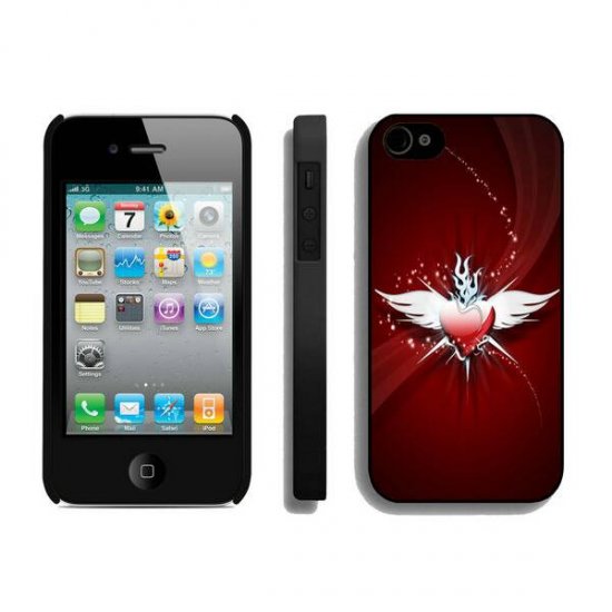 Valentine Fly Love iPhone 4 4S Cases BSR - Click Image to Close